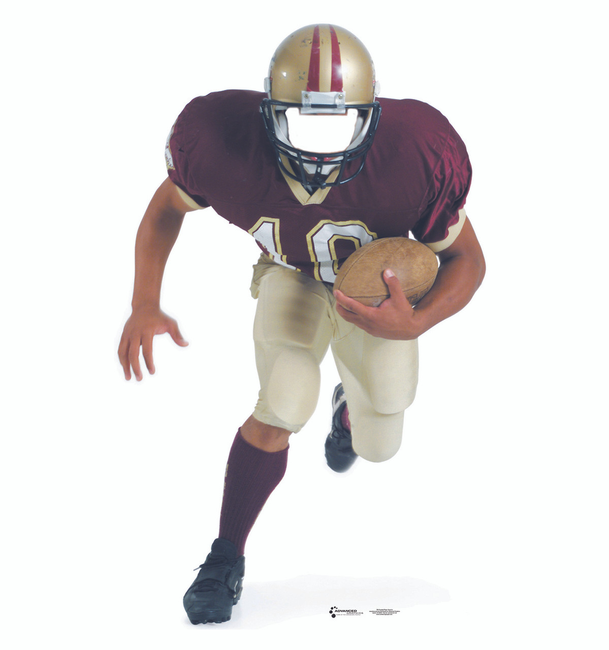Lifesize Football StandIn Cardboard Standup Cardboard Cutout